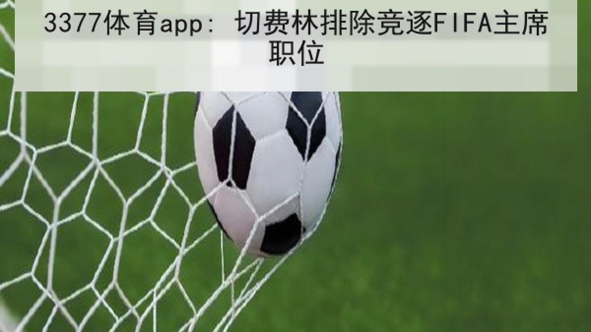 3377体育app: 切费林排除竞逐FIFA主席职位 3377体育app: 切费林排除竞逐FIFA主席职位